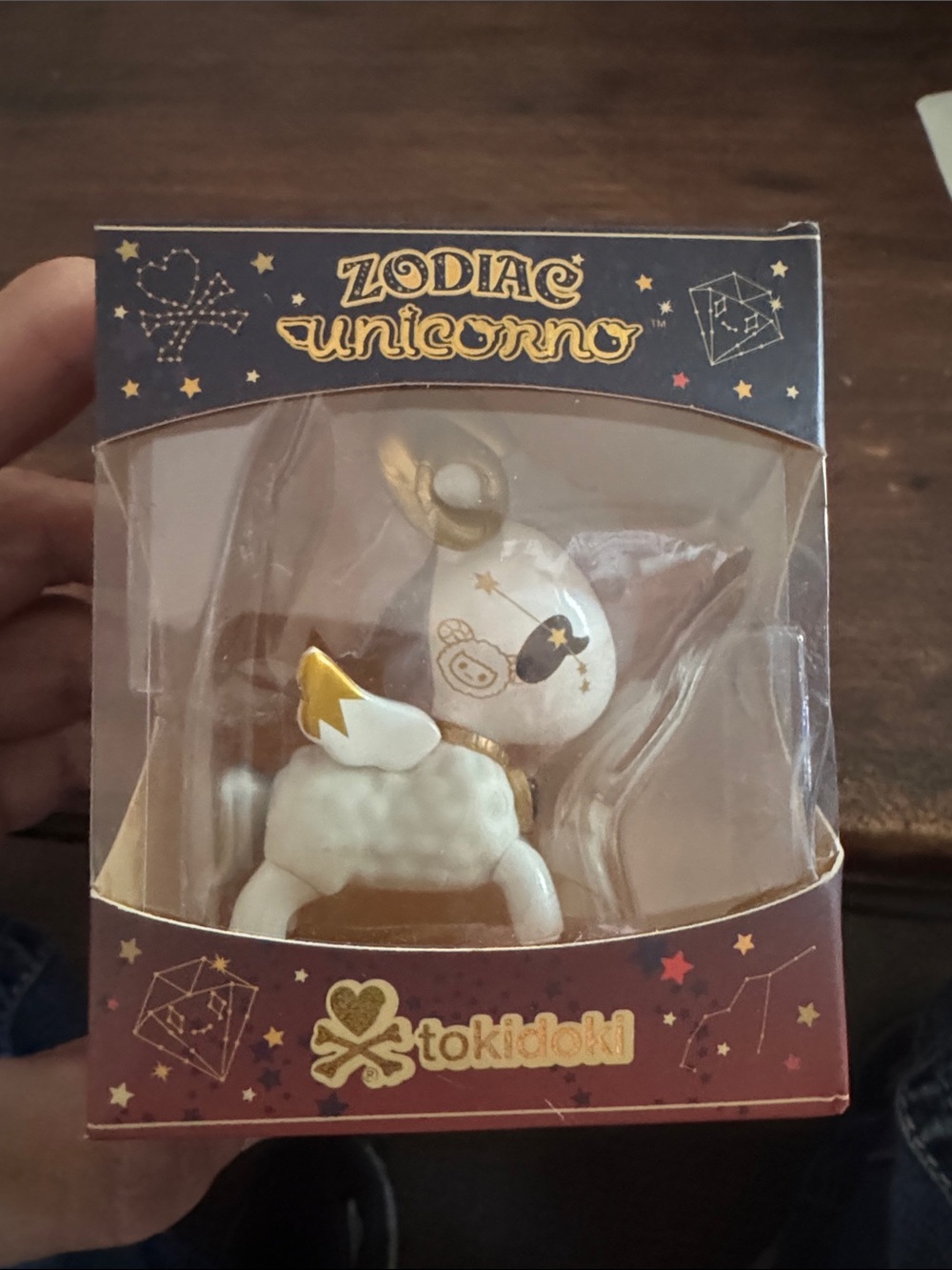 NIB tokidoki Zodiac Unicorno Figure - White & Gold Accents